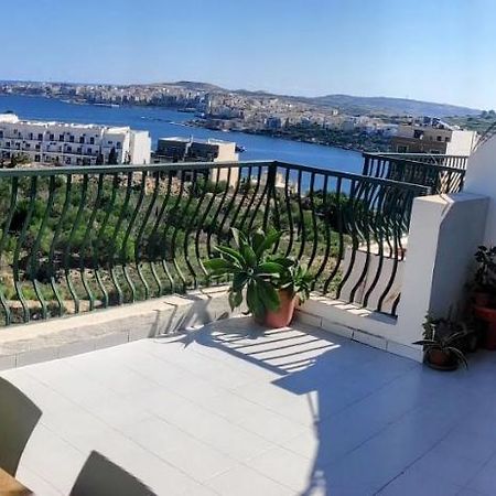 Gaia Penthouse Sea And Country Views Home St. Paul's Bay Exteriör bild
