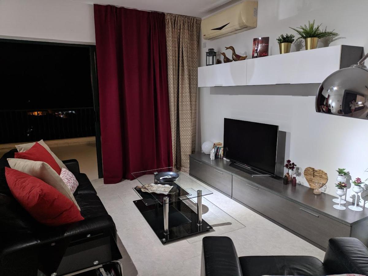 Gaia Penthouse Sea And Country Views Home St. Paul's Bay Exteriör bild